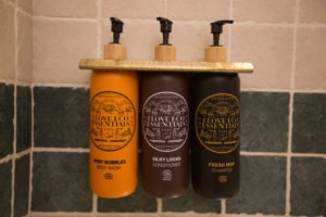 Our bathroom products are ecologic also at Bastide Avellanne
